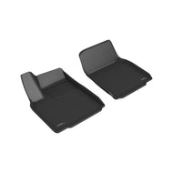 3D MAXpider 2022 Tesla Model X Kagu 1st Row Floormat - Black Floor Mats - Rubber 3D MAXpider   