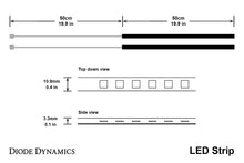 Load image into Gallery viewer, Diode Dynamics LED Strip Lights - Green 50cm Strip SMD30 WP Light Strip LED Diode Dynamics   

