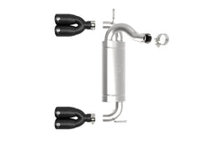 Load image into Gallery viewer, aFe Vulcan Series 2.5in 304 SS Axle-Back Exhaust Black 07-18 Jeep Wrangler (JK) V6-3.6/3.8L Axle Back aFe
