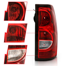 Load image into Gallery viewer, ANZO 2004-2007 Chevy Silverado Taillight Red/Clear Lens w/Black Trim (OE Replacement) Tail Lights ANZO
