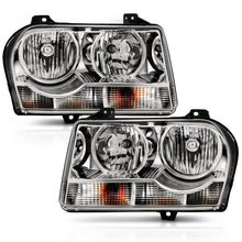 Load image into Gallery viewer, ANZO 2005-2010 Chrysler 300 Crystal Headlight Chrome Amber Headlights ANZO
