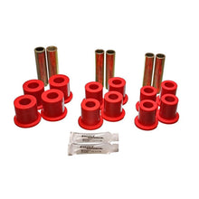 Load image into Gallery viewer, Energy Suspension Fd 4 Wd Frt Sprg Bush Set - Red Bushing Kits Energy Suspension
