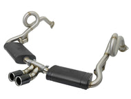 aFe MACHForce-Xp 2in 304 SS Cat-Back Exhaust w/Carbon Fiber Tips 13-16 Porsche Boxster 2.7L/3.4L Catback aFe