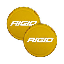 Load image into Gallery viewer, Rigid Industries 360-Series 4in Light Covers - Yellow (Pair) Light Bars &amp; Cubes Rigid Industries
