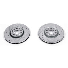 Load image into Gallery viewer, Power Stop 15-17 Chrysler 200 Front Evolution Drilled &amp; Slotted Rotors - Pair Brake Rotors - Slot &amp; Drilled PowerStop

