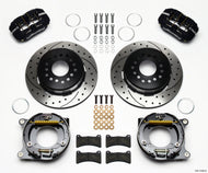 Wilwood Dynapro Low-Profile 11.00in P-Brake Kit Drilled 55-57 Chevy 2.34in Offset | 140-11405-D