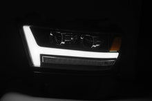 Load image into Gallery viewer, AlphaRex 19-20 Ram 1500HD PRO-Series Proj Headlights Plnk Style Jet Blk w/Activ Light/Seq Signal/DRL Headlights AlphaRex
