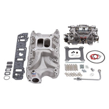 Load image into Gallery viewer, Edelbrock Manifold And Carb Kit Performer RPM Small Block Ford 289-302 Natural Finish Intake Manifolds Edelbrock
