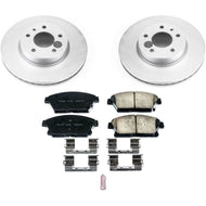 Power Stop 13-18 Cadillac ATS Front Z17 Evolution Geomet Coated Brake Kit Brake Kits - Performance Blank PowerStop