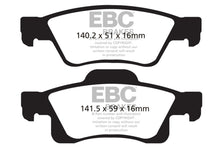 Load image into Gallery viewer, EBC 11+ Dodge Durango 3.6 Yellowstuff Rear Brake Pads Brake Pads - Performance EBC   
