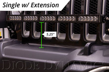 Load image into Gallery viewer, Diode Dynamics 18-21 Jeep JL Wrangler/Gladiator SS30 Bumper Bracket Kit - Amber Driving (Single) Light Bars &amp; Cubes Diode Dynamics   

