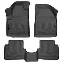 Load image into Gallery viewer, Husky Liners 2013 Dodge Dart WeatherBeater Black Front &amp; 2nd Seat Floor Liners Floor Mats - Rubber Husky Liners
