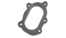 Load image into Gallery viewer, Vibrant GT25R / GT28R Discharge Flange with Oval Outlet (5 Bolt) T304 SS 1/2in Thick Flanges Vibrant
