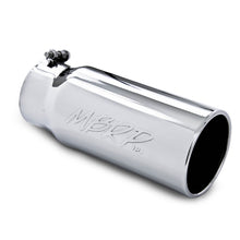 Load image into Gallery viewer, MBRP Universal Tip 5 O.D. Rolled Straight 4 inlet 12 length Steel Tubing MBRP
