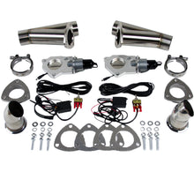Load image into Gallery viewer, Granatelli 3.0in Stainless Steel Electronic Dual Exhaust Cutout Exhaust Cutouts Granatelli Motor Sports

