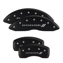 Load image into Gallery viewer, MGP 4 Caliper Covers Engraved Front &amp; Rear MGP Black finish silver ch Caliper Covers MGP
