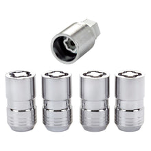 Load image into Gallery viewer, McGard Wheel Lock Nut Set - 4pk. (Cone Seat) M14X1.5 / 21mm &amp; 22mm Dual Hex / 1.639in. L - Chrome Lug Nuts McGard
