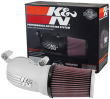 Load image into Gallery viewer, K&amp;N 08-17 Harley-Davidson Touring Models Performance Air Intake System - Silver Cold Air Intakes K&amp;N Engineering   
