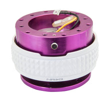 Load image into Gallery viewer, NRG Quick Release Kit - Pyramid Edition - Purple Body / Glow In The Dark Pyramid Ring Quick Release Adapters NRG
