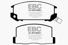 Load image into Gallery viewer, EBC 85-90 Toyota MR2 1.6 Yellowstuff Rear Brake Pads Brake Pads - Performance EBC   
