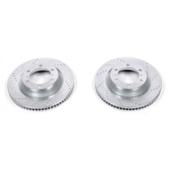 Power Stop 10-24 Toyota 4Runner Front Evolution Drilled & Slotted Rotors - Pair Brake Rotors - Slot & Drilled PowerStop   