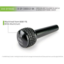 Load image into Gallery viewer, DV8 Offroad 2005-2010 Jeep TJ/JK 6-Speed Shift Knob Black Finish Shift Knobs DV8 Offroad
