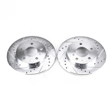 Load image into Gallery viewer, Power Stop 05-09 Buick Allure Rear Evolution Drilled &amp; Slotted Rotors - Pair Brake Rotors - Slot &amp; Drilled PowerStop
