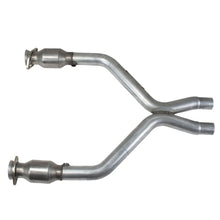 Load image into Gallery viewer, BBK 11-14 Mustang 3.7 V6 Short Mid X Pipe With Catalytic Converters 2-1/2 For BBK Long Tube Headers X Pipes BBK

