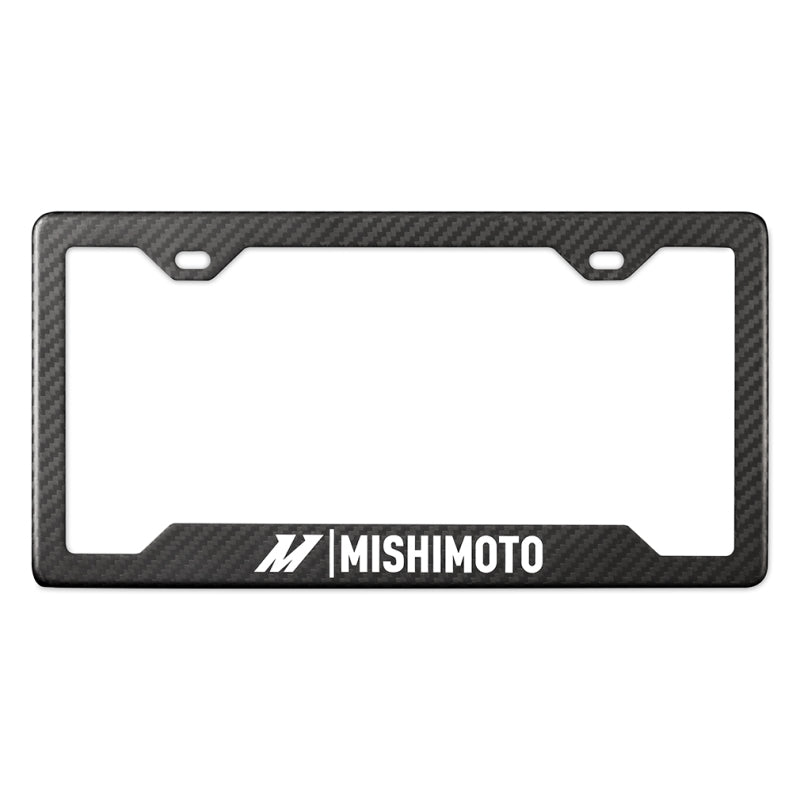 Mishimoto Carbon Fiber License Plate Frame - Matte Apparel Mishimoto