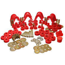 Load image into Gallery viewer, Energy Suspension 66-77 Ford Bronco 4WD (w/ 4 Deg C-Bushings) Red Hyper-Flex Master Bushing Set Bushing Kits Energy Suspension
