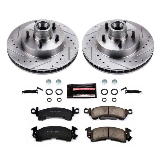 Power Stop 71-73 Buick Centurion Front Z23 Evolution Sport Brake Kit Brake Kits - Performance D&S PowerStop   