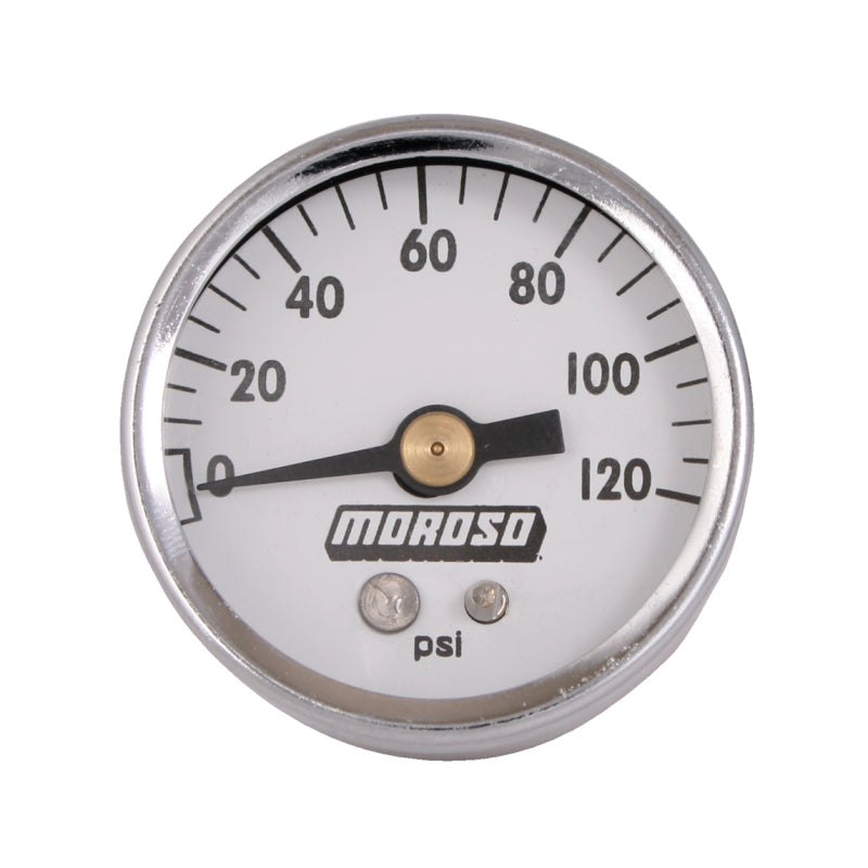 Moroso Oil Pressure Gauge - 0-120lbs - 1.5in Diameter Gauges Moroso