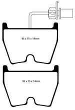Load image into Gallery viewer, EBC 06-09 Audi RS4 4.2 (Cast Iron Rotors) Bluestuff Front Brake Pads Brake Pads - Racing EBC   
