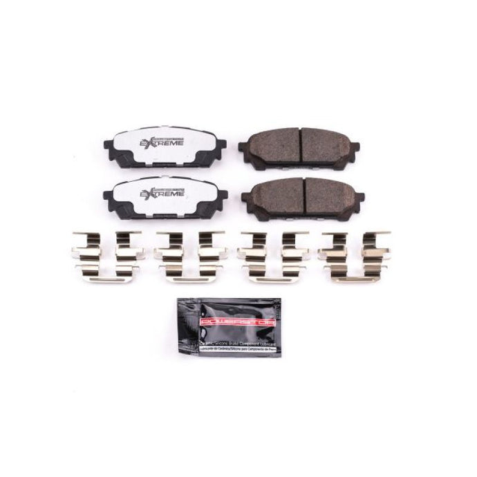 Power Stop 05-06 Saab 9-2X Rear Z26 Extreme Street Brake Pads w/Hardware Brake Pads - Performance PowerStop   