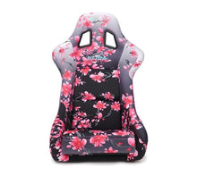 Load image into Gallery viewer, NRG FRP Bucket Seat PRISMA Japanese Cherry Blossom Edition W/ Pink Pearlized Back - Large Race Seats NRG
