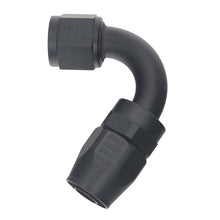 Load image into Gallery viewer, DeatschWerks 10AN Female Flare Swivel 120-Degree Hose End CPE - Anodized Matte Black Fittings DeatschWerks
