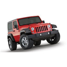 Load image into Gallery viewer, Bushwacker 07-18 Jeep Wrangler Pocket Style Flares 2pc - Black Fender Flares Bushwacker
