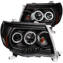 Load image into Gallery viewer, ANZO 2005-2011 Toyota Tacoma Projector Headlights w/ Halo Black Headlights ANZO
