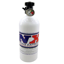 Load image into Gallery viewer, Nitrous Express 10lb Bottle w/Lightning 500 Valve (6.89 Dia x 20.19 Tall) w/Gauge Nitrous Bottles Nitrous Express
