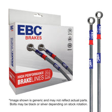 Load image into Gallery viewer, EBC 84-86 Ford Mustang SVO (3rd Gen) 2.3T Stainless Steel Brake Line Kit Brake Line Kits EBC   
