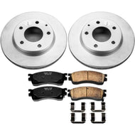 Power Stop 01-03 Mazda Protege Front Z17 Evolution Geomet Coated Brake Kit | CRK788