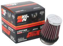 Load image into Gallery viewer, K&amp;N Universal Chrome Filter 1 9/16 inch FLG / 2 5/8 inch Bottom / 2 inch Top / 3 inch Height Air Filters - Universal Fit K&amp;N Engineering   
