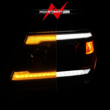 Load image into Gallery viewer, ANZO 09-20 Nissan Frontier Black Projector Plank Style DRL w/ Switchback &amp; Sequential LED DRL Headlights ANZO
