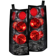 Load image into Gallery viewer, ANZO 2003-2015 Chevrolet Express Taillights Black Tail Lights ANZO
