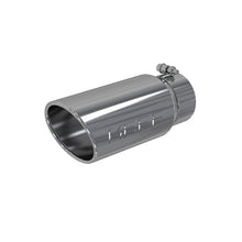 Load image into Gallery viewer, MBRP Universal Tip 5 O.D. Angled Rolled End 4 inlet 12 length Steel Tubing MBRP
