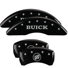 Load image into Gallery viewer, MGP 4 Caliper Covers Engraved Front &amp; Rear MGP Black finish silver ch Caliper Covers MGP
