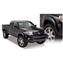 Load image into Gallery viewer, Bushwacker 05-11 Toyota Tacoma Fleetside Pocket Style Flares 4pc 73.5in Bed - Black Fender Flares Bushwacker
