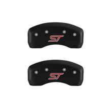 Load image into Gallery viewer, MGP 4 Caliper Covers Engraved Front &amp; Rear ST Red finish silver ch Caliper Covers MGP
