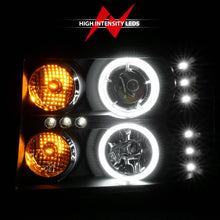 Load image into Gallery viewer, ANZO 2007-2013 Gmc Sierra 1500 Projector Headlights w/ Halo Black Headlights ANZO
