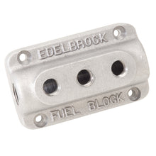 Load image into Gallery viewer, Edelbrock Fuel Block Triple As Cast Carburetors Edelbrock
